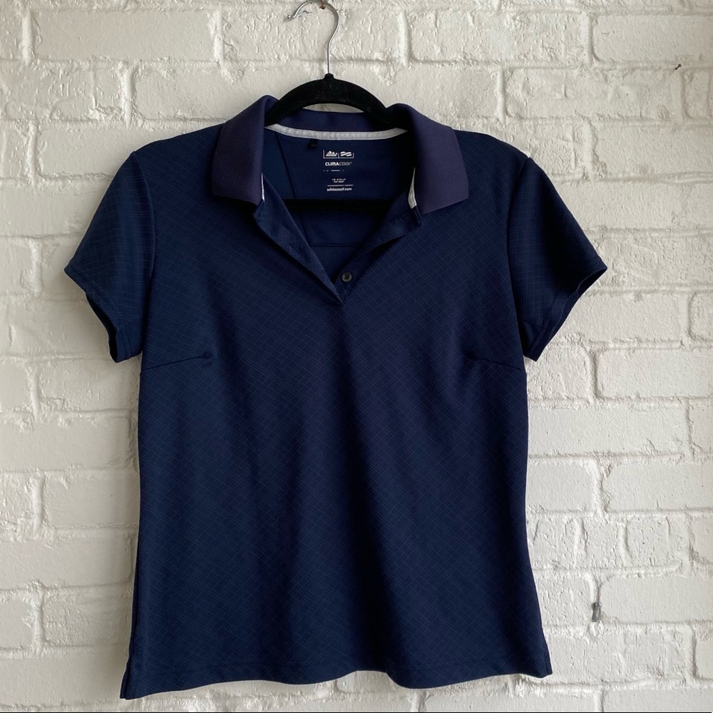 Adidas Golf Short Sleeve Polo Shirt Size Medium
